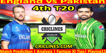 Today Match Prediction-ENG vs PAK-Dream11-4th T20 2024-Who Will Win