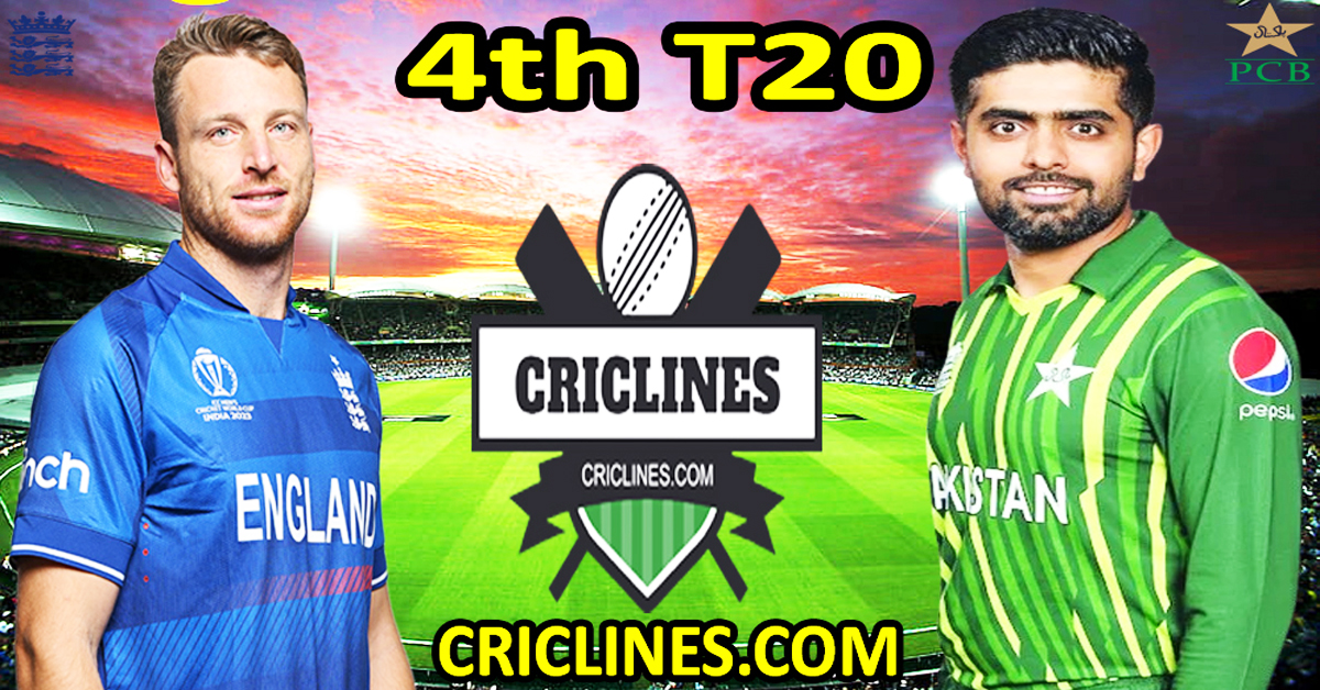 Today Match Prediction-England vs Pakistan-Dream11-4th T20 2024-Who Will Win