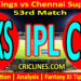 Today Match Prediction-PBKS vs CSK-IPL Match Today 2024-53rd Match-Venue Details-Dream11-Toss Update-Who Will Win