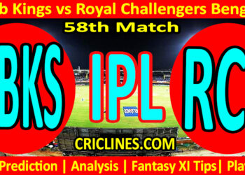 Today Match Prediction-PBKS vs RCB-IPL Match Today 2024-58th Match-Venue Details-Dream11-Toss Update-Who Will Win