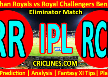 Today Match Prediction-RR vs RCB-IPL Match Today 2024-Eliminator Match-Venue Details-Dream11-Toss Update-Who Will Win