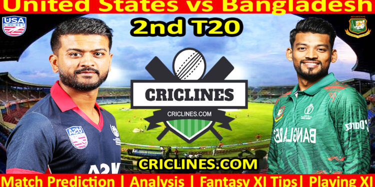 Today Match Prediction-USA vs BAN-Dream11-2nd T20-2024-Who Will Win