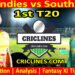 Today Match Prediction-WI vs SA-1st T20-2024-Dream11-Who Will Win Today