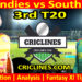 Today Match Prediction-WI vs SA-3rd T20-2024-Dream11-Who Will Win Today