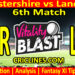 Today Match Prediction-WOR vs LAN-Vitality T20 Blast 2024-Dream11-6th Match-Venue Details-Toss Update-Who Will Win