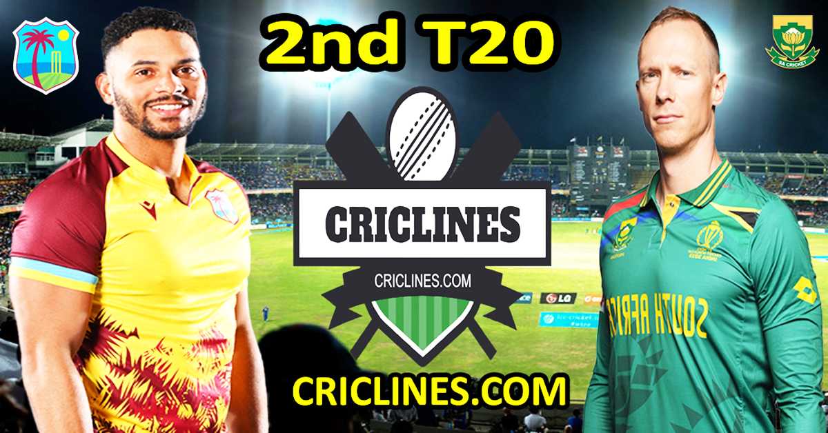 Today Match Prediction-West Indies vs South Africa-2nd T20-2024-Dream11-Who Will Win Today