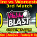 Today Match Prediction-YOR vs WOR-Vitality T20 Blast 2024-Dream11-3rd Match-Venue Details-Toss Update-Who Will Win