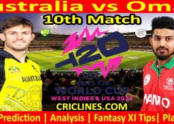 Today Match Prediction-AUS vs OMN-Dream11-ICC T20 World Cup 2024-10th Match-Who Will Win