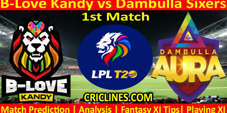Today Match Prediction-BLK vs DBS-Dream11-LPL T20 2024-1st Match-Who Will Win