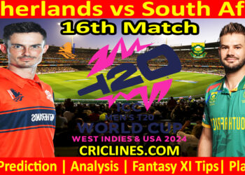 Today Match Prediction-NET vs SA-Dream11-ICC T20 World Cup 2024-16th Match-Who Will Win