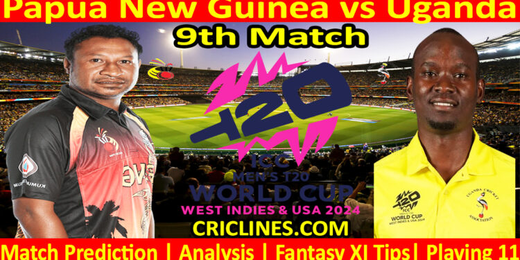 Today Match Prediction-PNG vs UGA-Dream11-ICC T20 World Cup 2024-9th Match-Who Will Win