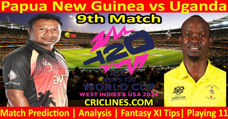 Today Match Prediction-PNG vs UGA-Dream11-ICC T20 World Cup 2024-9th Match-Who Will Win