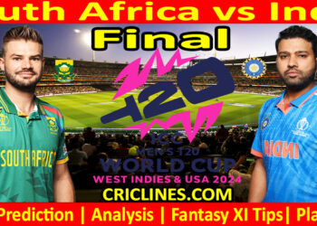 Today Match Prediction-SA vs IND-Dream11-ICC T20 World Cup 2024-Final Match-Who Will Win