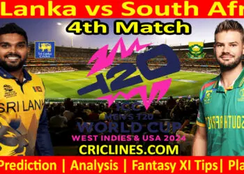 Today Match Prediction-SL vs SA-Dream11-ICC T20 World Cup 2024-4th Match-Who Will Win