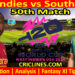 Today Match Prediction-WI vs SA-Dream11-ICC T20 World Cup 2024-50th Match-Who Will Win