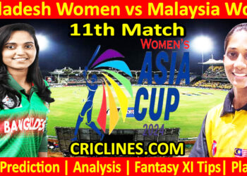 Today Match Prediction-BANW vs MALW-Womens Asia Cup-2024-11th Match-Who Will Win