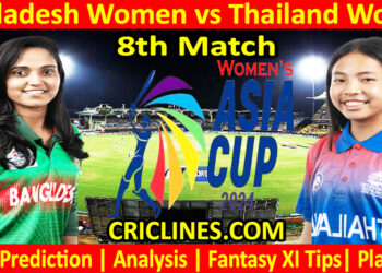 Today Match Prediction-BANW vs THAW-Womens Asia Cup-2024-8th Match-Who Will Win