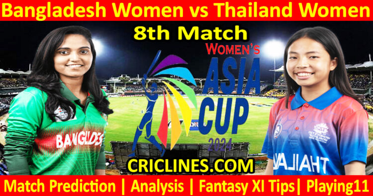 Today Match Prediction-BANW vs THAW-Womens Asia Cup-2024-8th Match-Who Will Win