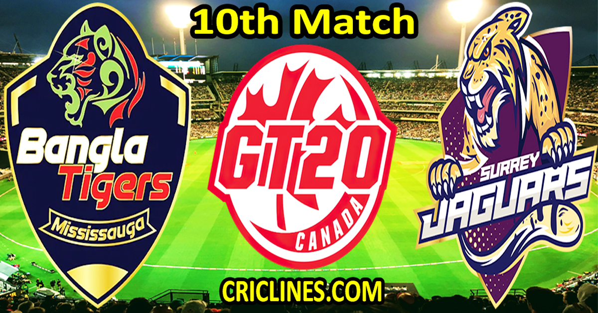 Today Match Prediction-Bangla Tigers Mississauga vs Surrey Jaguars-Dream11-GT20-2024-10th Match-Who Will Win