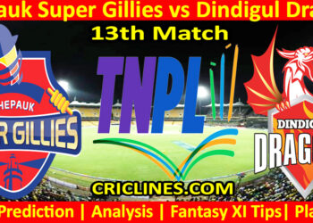 Today Match Prediction-CSG vs DID-TNPL T20 2024-13th Match-Who Will Win
