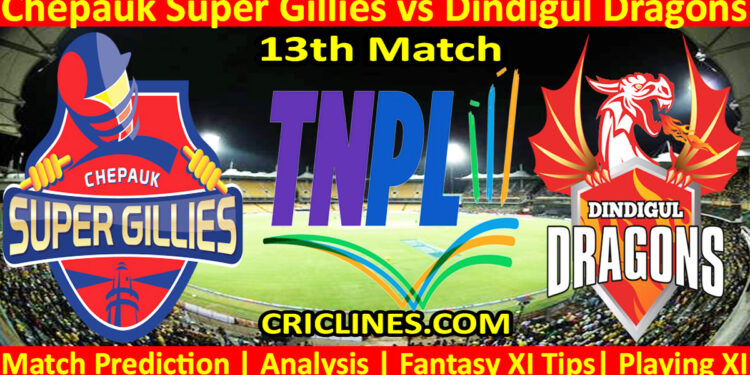 Today Match Prediction-CSG vs DID-TNPL T20 2024-13th Match-Who Will Win