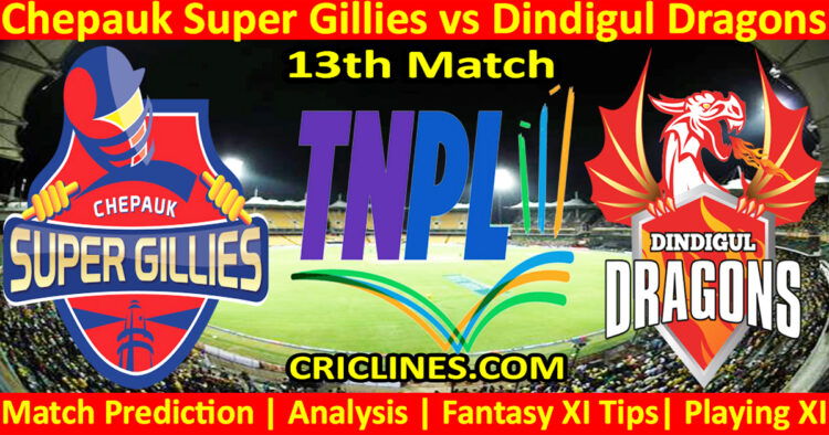 Today Match Prediction-CSG vs DID-TNPL T20 2024-13th Match-Who Will Win