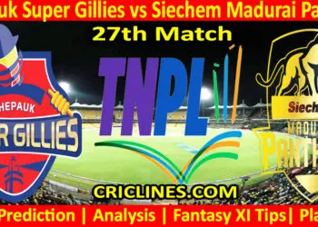 Today Match Prediction-CSG vs SMP-TNPL T20 2024-27th Match-Who Will Win
