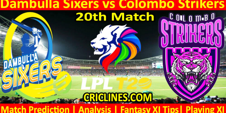 Today Match Prediction-DBS vs CLS-Dream11-LPL T20 2024-20th Match-Who Will Win