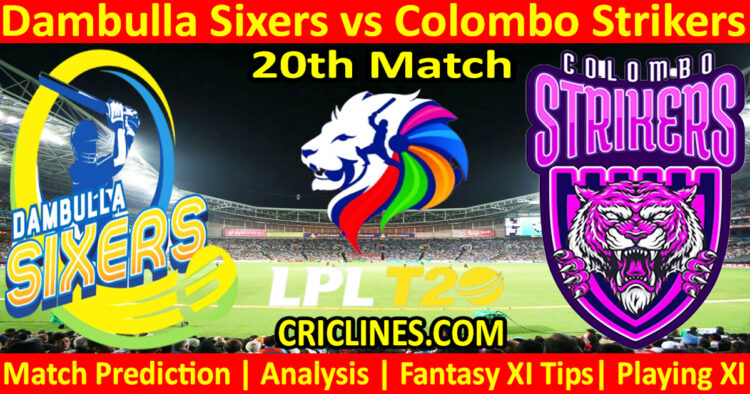 Today Match Prediction-DBS vs CLS-Dream11-LPL T20 2024-20th Match-Who Will Win