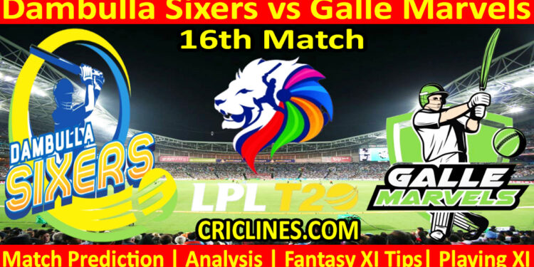 Today Match Prediction-DBS vs GMS-Dream11-LPL T20 2024-16th Match-Who Will Win