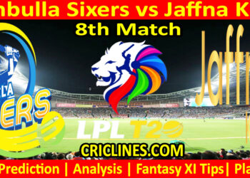 Today Match Prediction-DBS vs JKS-Dream11-LPL T20 2024-8th Match-Who Will Win