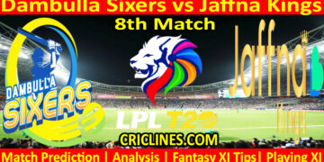 Today Match Prediction-DBS vs JKS-Dream11-LPL T20 2024-8th Match-Who Will Win