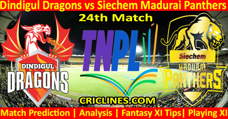 Today Match Prediction-DID vs SMP-TNPL T20 2024-24th Match-Who Will Win