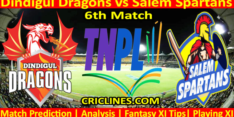 Today Match Prediction-DID vs SS-TNPL T20 2024-6th Match-Who Will Win