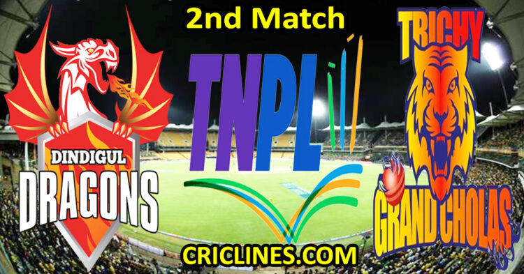 Today Match Prediction-Dindigul Dragons vs Trichy Grand Cholas-TNPL T20 2024-2nd Match-Who Will Win