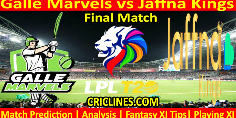 Today Match Prediction-GMS vs JKS-Dream11-LPL T20 2024-Final Match-Who Will Win