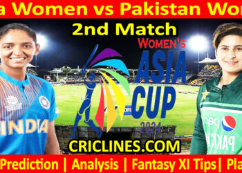 Today Match Prediction-IND vs PAKW-Womens Asia Cup-2024-2nd Match-Who Will Win