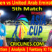 Today Match Prediction-INDW vs UAEW-Womens Asia Cup-2024-5th Match-Who Will Win