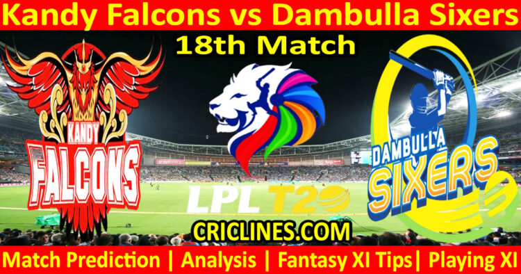 Today Match Prediction-KFS vs DBS-Dream11-LPL T20 2024-18th Match-Who Will Win