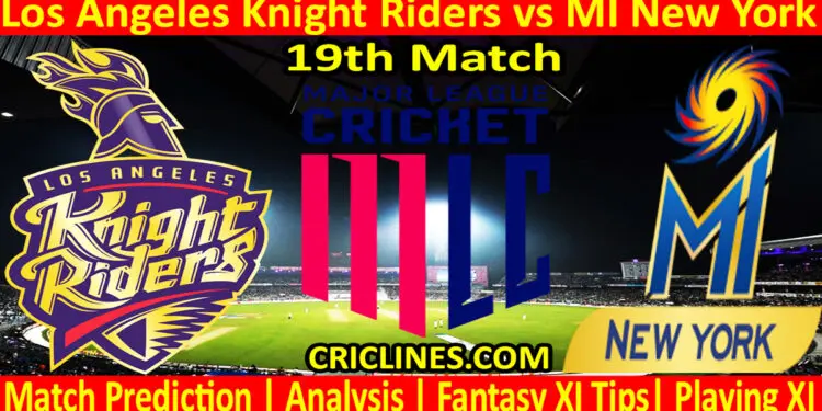 Today Match Prediction-LAKR vs MINY-MLC T20 2024-19th Match-Who Will Win