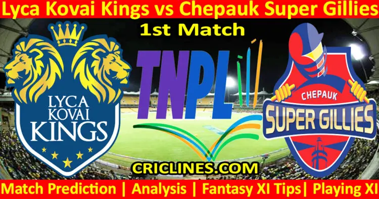 Today Match Prediction-LKK vs CSG-TNPL T20 2024-1st Match-Who Will Win
