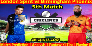 Today Match Prediction-LNS vs PBX-The Hundred League-2024-5th Match-Who Will Win