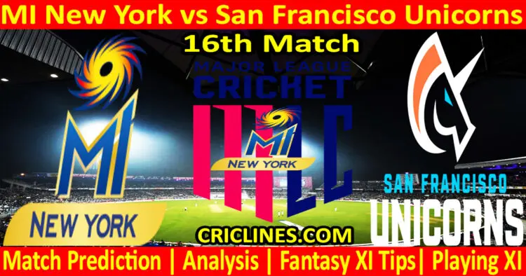Today Match Prediction-MINY vs SFU-MLC T20 2024-16th Match-Who Will Win