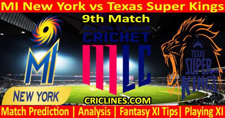 Today Match Prediction-MINY vs TSK-MLC T20 2024-9th Match-Who Will Win