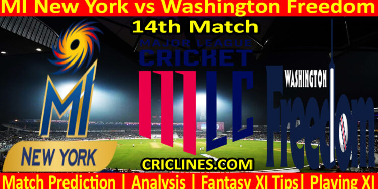 Today Match Prediction-MINY vs WAF-MLC T20 2024-14th Match-Who Will Win