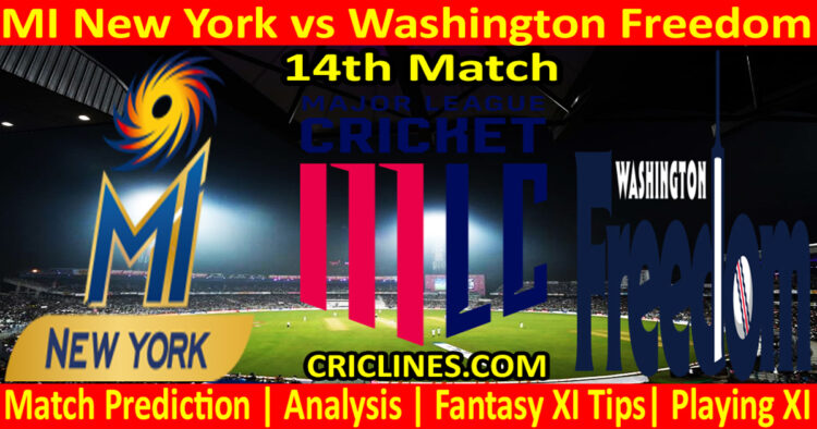 Today Match Prediction-MINY vs WAF-MLC T20 2024-14th Match-Who Will Win