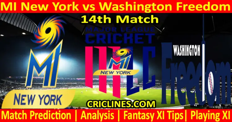 Today Match Prediction-MINY vs WAF-MLC T20 2024-14th Match-Who Will Win