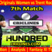 Today Match Prediction-Manchester Originals Women vs Trent Rockets Women-The Hundred Womens Competition 2024-7th Match-Who Will Win