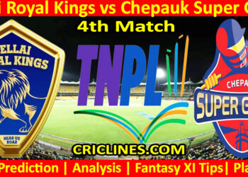 Today Match Prediction-NRK vs CSG-TNPL T20 2024-4th Match-Who Will Win