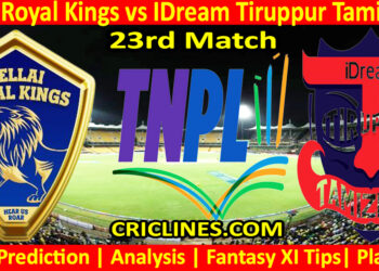 Today Match Prediction-NRK vs IDT-TNPL T20 2024-23rd Match-Who Will Win